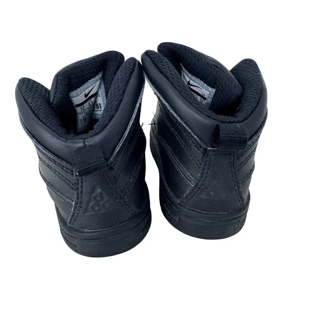 Nike Woodside 2 High ACG Boots‎ Toddler 7C Black Water Resistant 524874-001